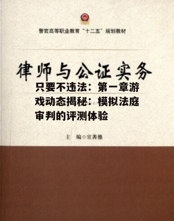 只要不违法：第一章游戏动态揭秘：模拟法庭审判的评测体验