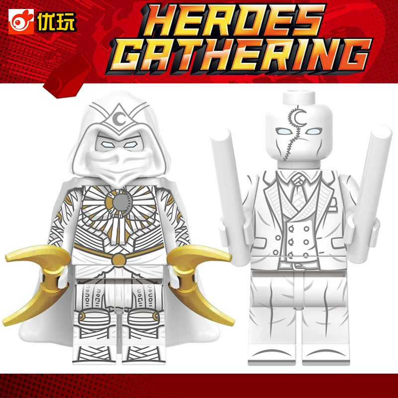 月光骑士手办_乐高元素骑士月光砖厂_乐高漫威超级英雄月光骑士