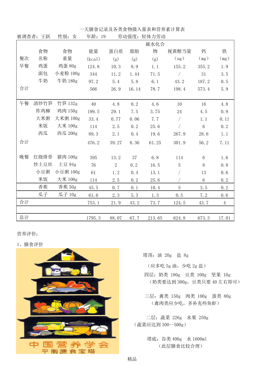 膳食营养分析软件_膳食营养分析软件有哪些_膳食营养评估软件