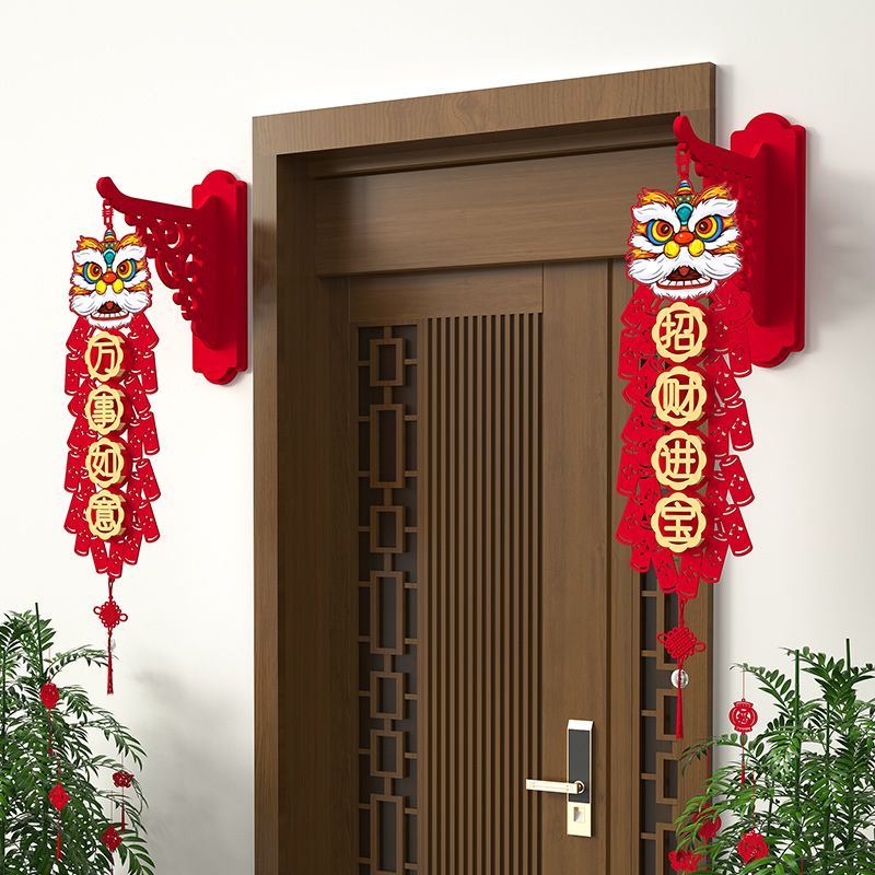 春节简介-春节传统：红纸驱年兽，热闹庆新年