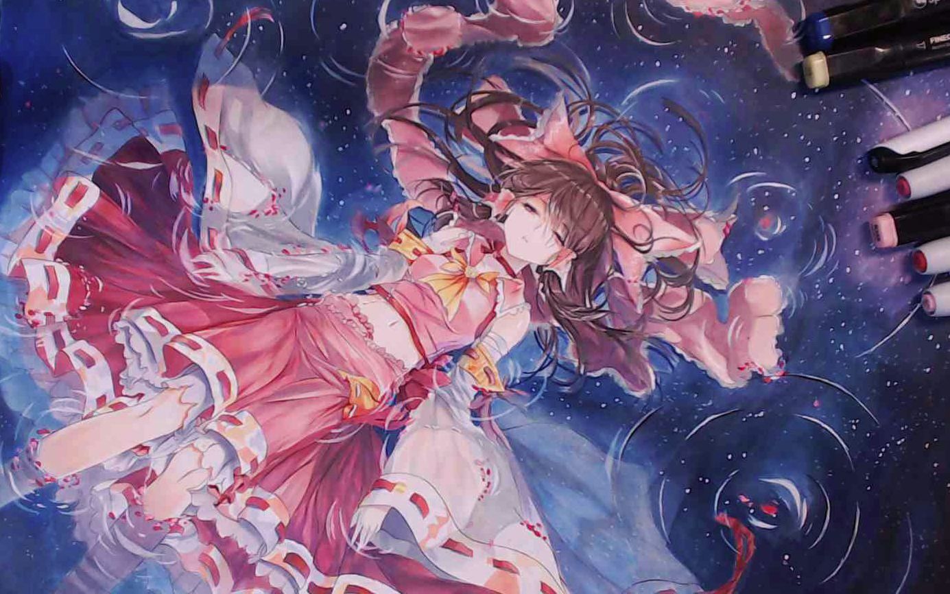 泡水灵梦高清动态壁纸_泡水灵梦作者_泡水灵梦