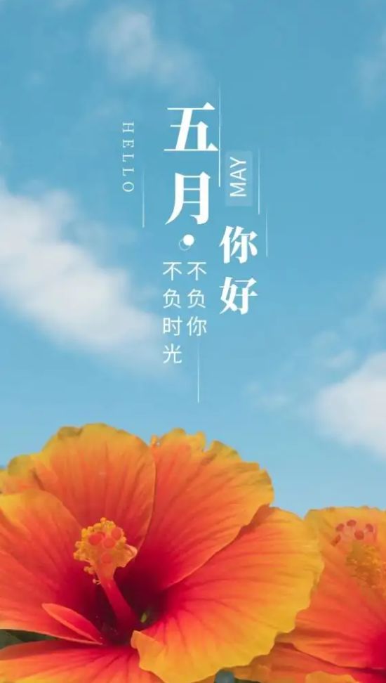 2022年5月份日历表-五月天，满满休闲时光，母亲节、520