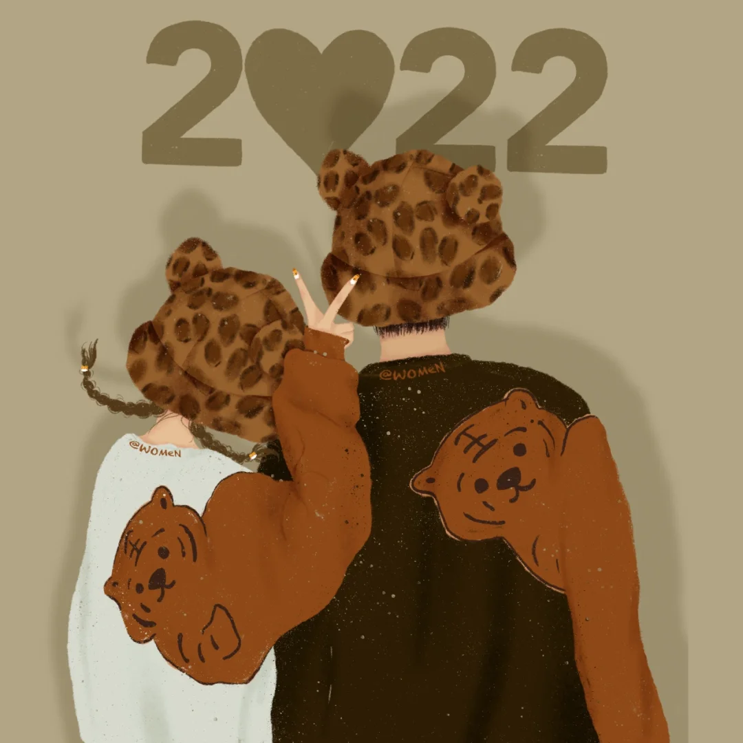 2022日历全年-2022 年，我们共同书写的篇章：每一页都